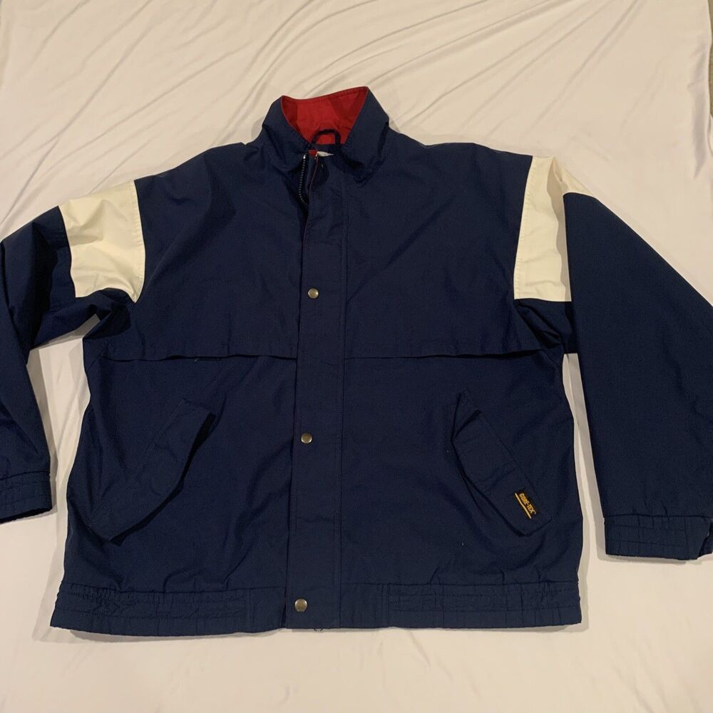 VINTAGE MACGREGOR TOURNEY GORE-TEX GOLF WIND RAIN JACKET Navy XL